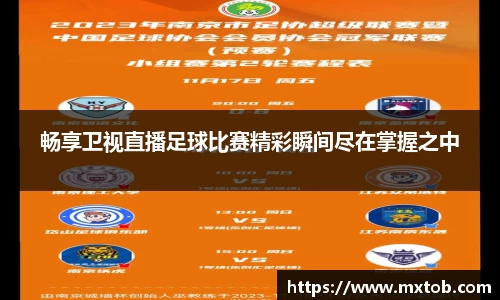 畅享卫视直播足球比赛精彩瞬间尽在掌握之中