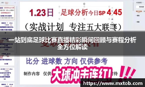 一站到底足球比赛直播精彩瞬间回顾与赛程分析全方位解读