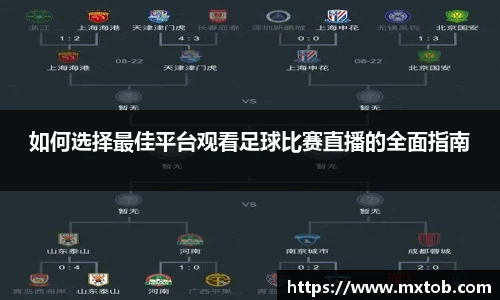 如何选择最佳平台观看足球比赛直播的全面指南